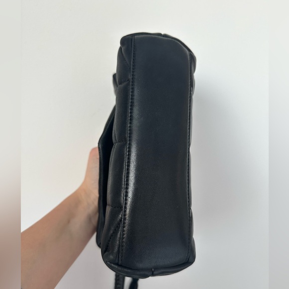 YSL Saint Laurent Black Toy Puffer Bag. - Picture 11 of 13